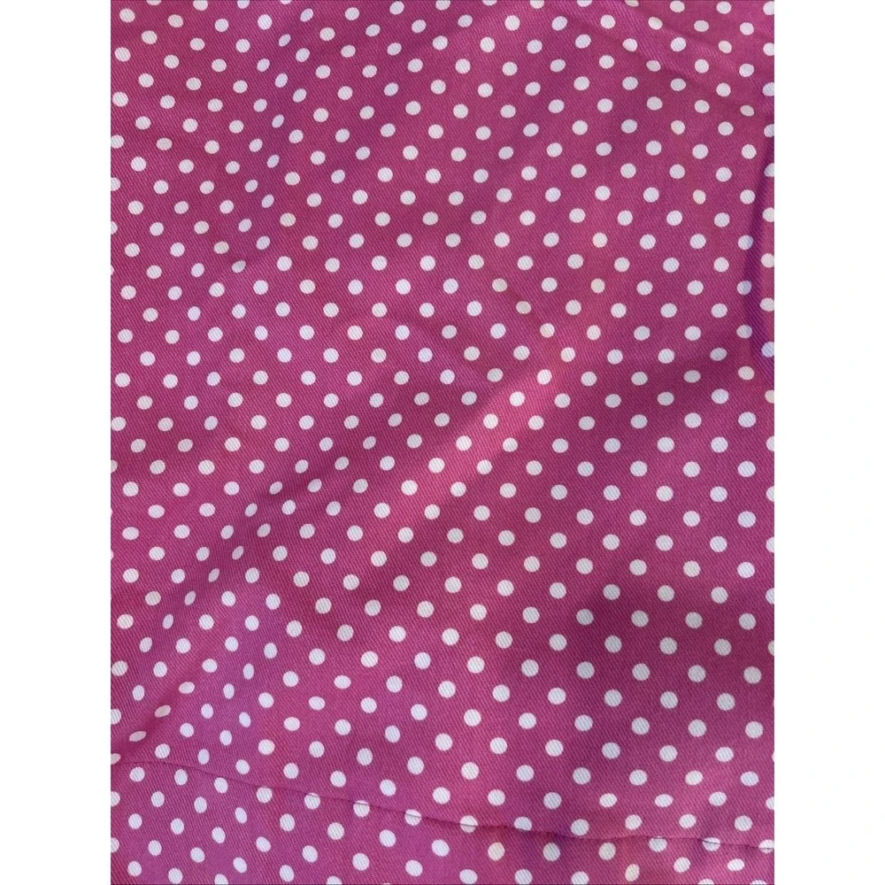 Pottery Barn Kids Pink Polka Dotted Curtain panels 44 x 84 Blackout Panel